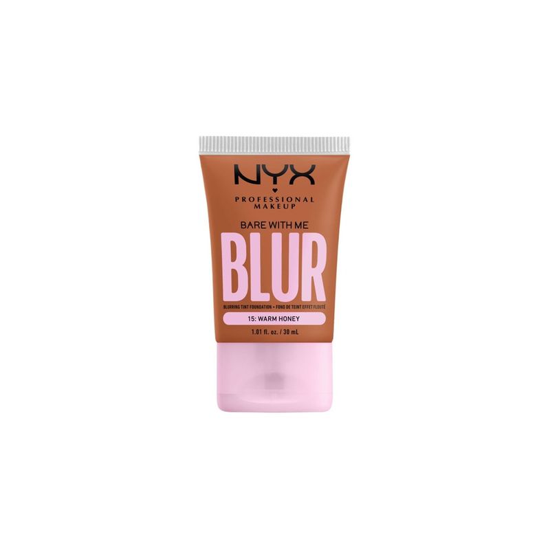 NYX - Base de Maquillaje Bare With Me Blur Warm Honey T15 NYX