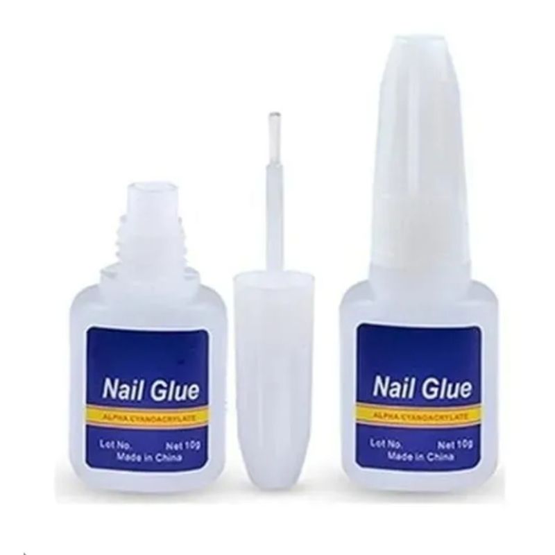 GENERICO - Nail Glue · Pegamento Para Uñas Con Brocha uso Fácil