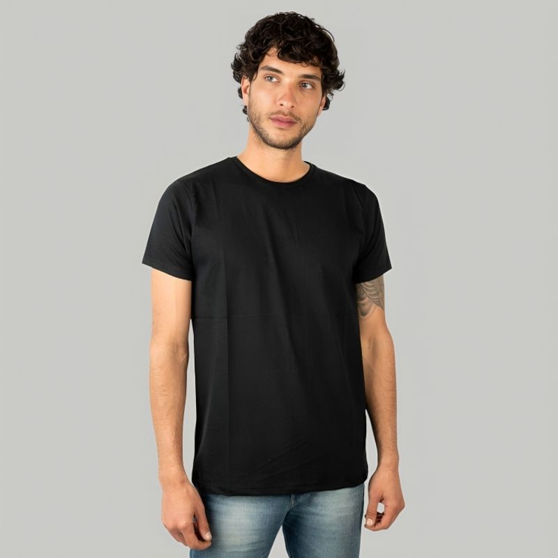 D'JOE - Polera Algodon Soft Unicolor Hombre