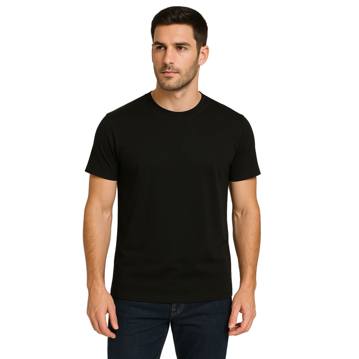 D'JOE - Polera Algodon Soft Unicolor Hombre