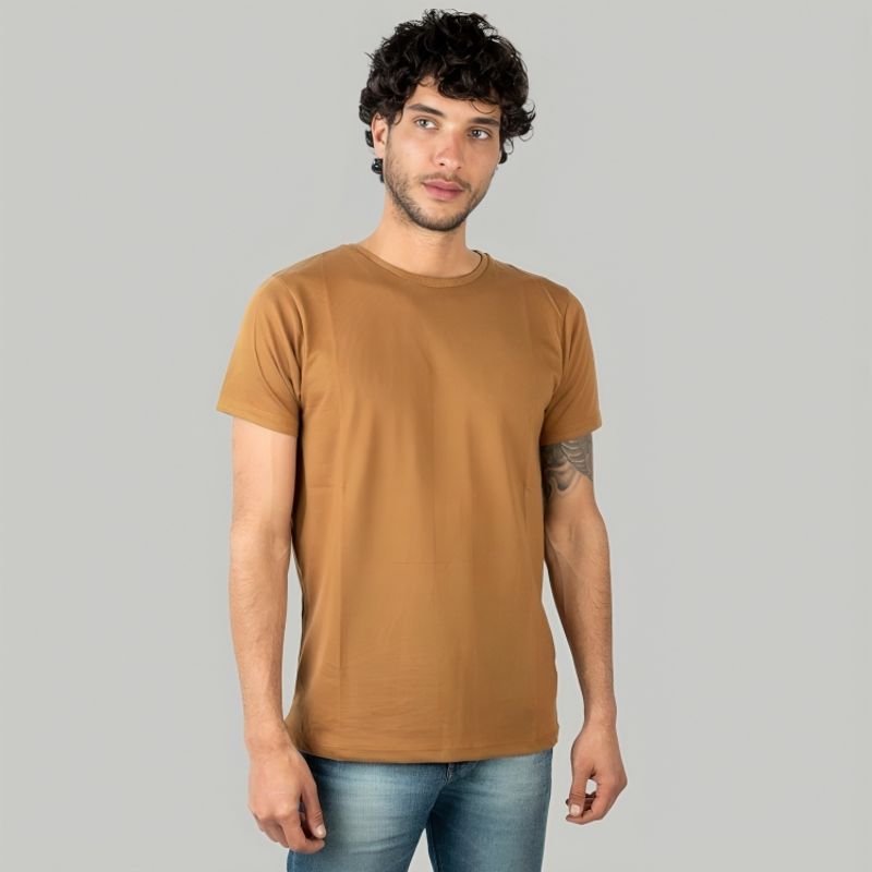 D'JOE - Polera Algodon Soft Unicolor Hombre