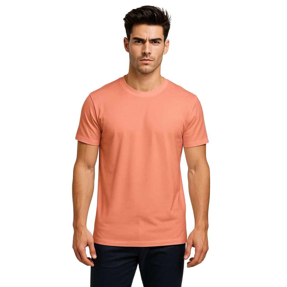 D'JOE - Polera Algodon Soft Unicolor Hombre