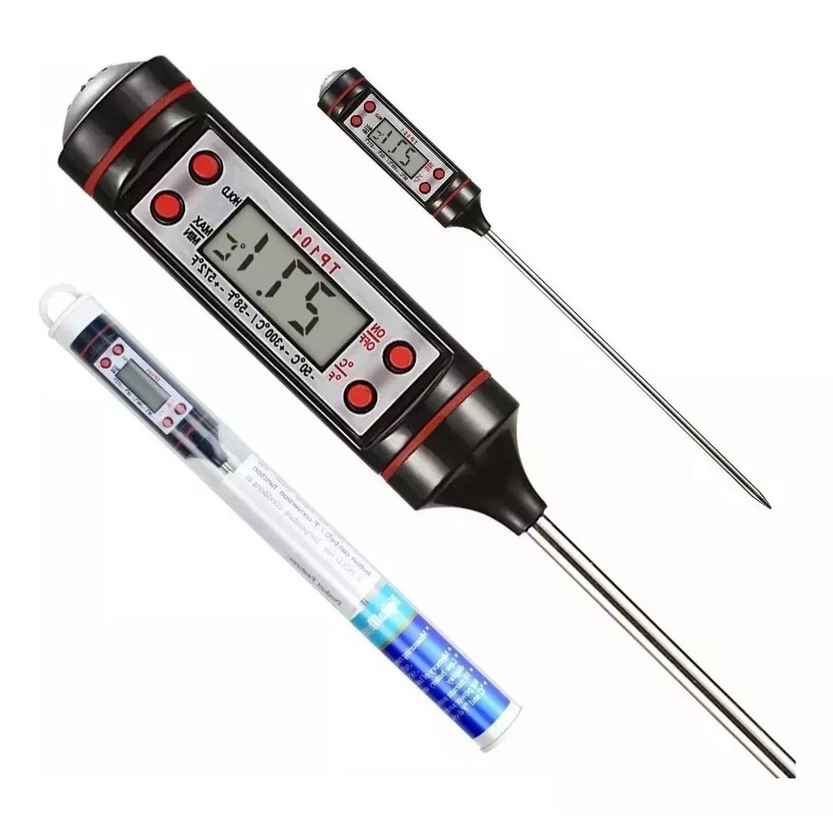 GENERICO - Termometro Cocina Termometro De Alimentos Digital Cocina Temperatura Qatarshop