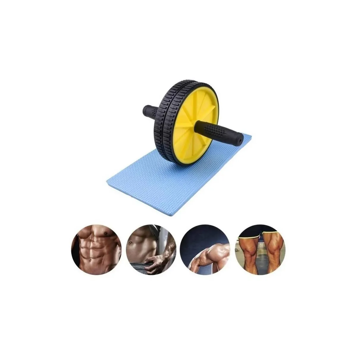GENERICO - Rueda Ejercicios Abdominales  Colchoneta Rodilla