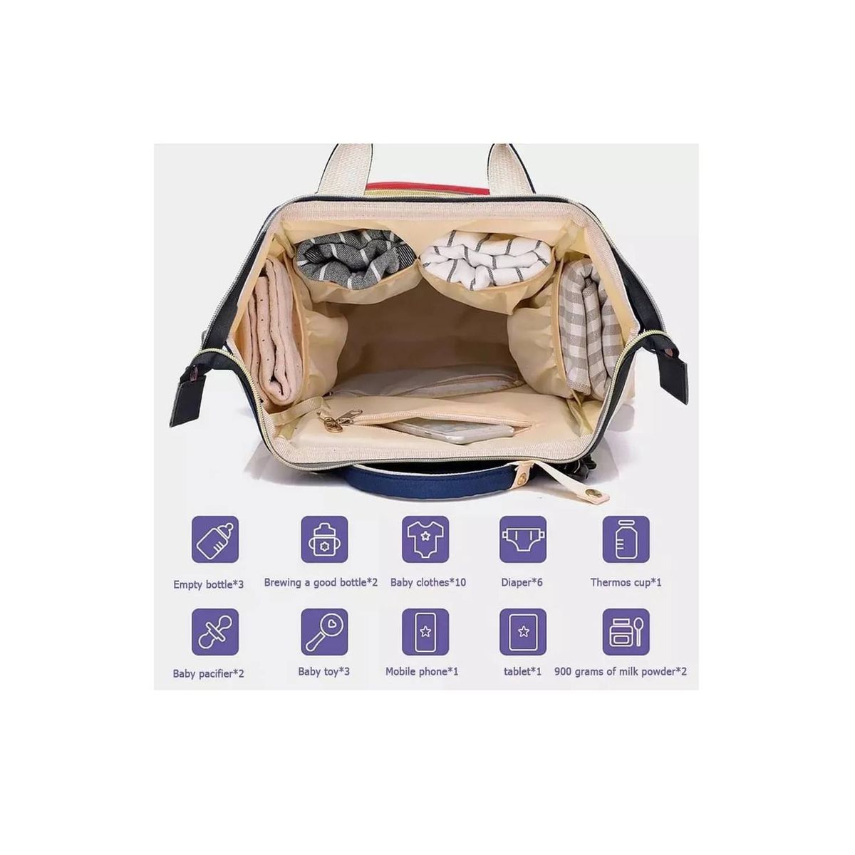 GENERICO - Bolso Mochila Mujer Moda Tela Fucsia