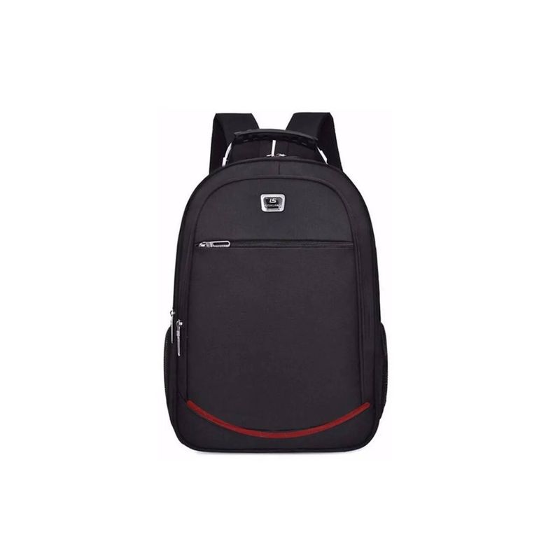 GENERICO - Mochila Unisex Impermeable Gran Capacidad Raya Rojo