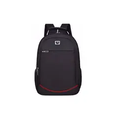 GENERICO - Mochila Unisex Impermeable Gran Capacidad Raya Rojo