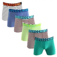 GIOVACCHINO - Pack de 6 Boxer Medio Algodón Hombre.
