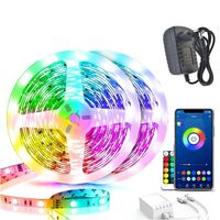 Tira Cinta Luces Led Rgb Bluetooth 20 Metros Total