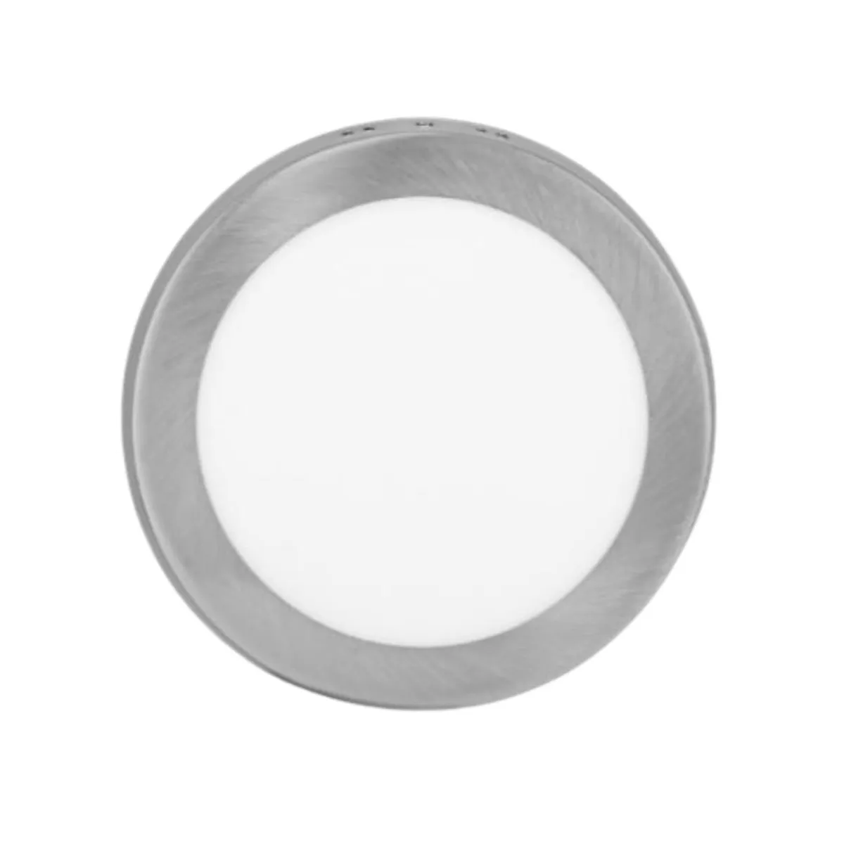 BOSCO - PLAFON PANEL LED 12W SILVER REDONDO 6000K BOSCO