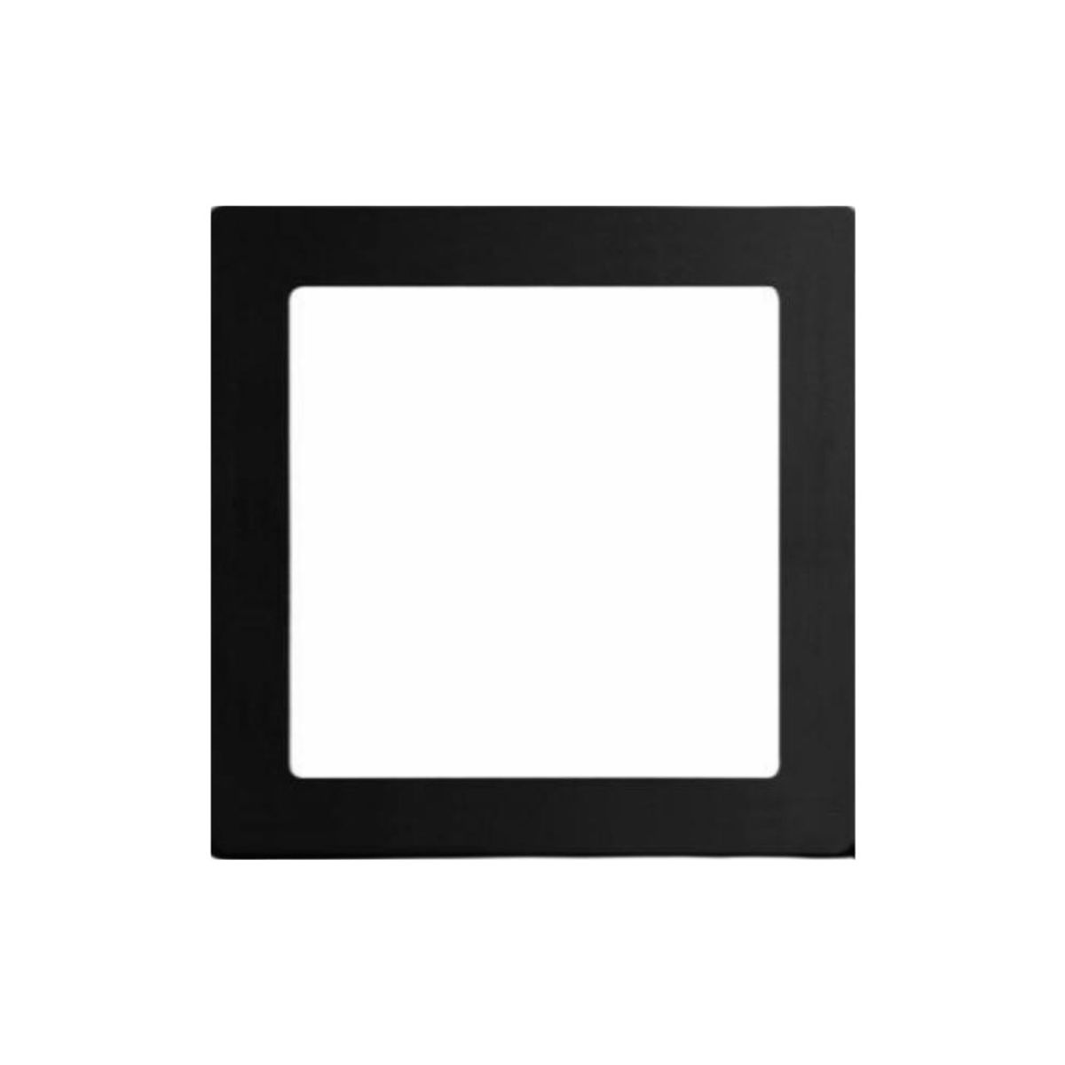 BOSCO - PLAFON PANEL LED 24W NEGRO CUADRADO 3000K - Negro
