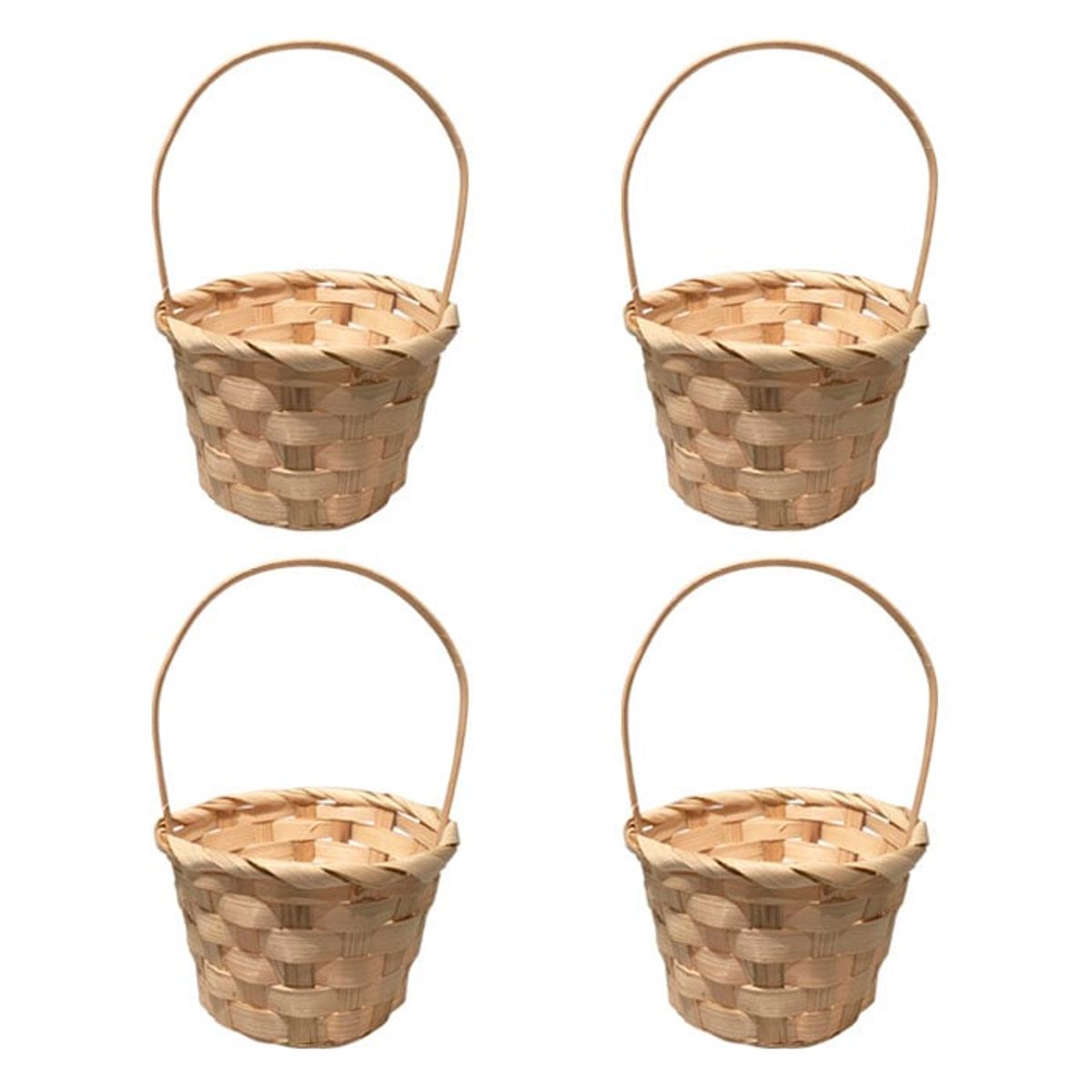 BRIC - Cestas de bambú Set de 4