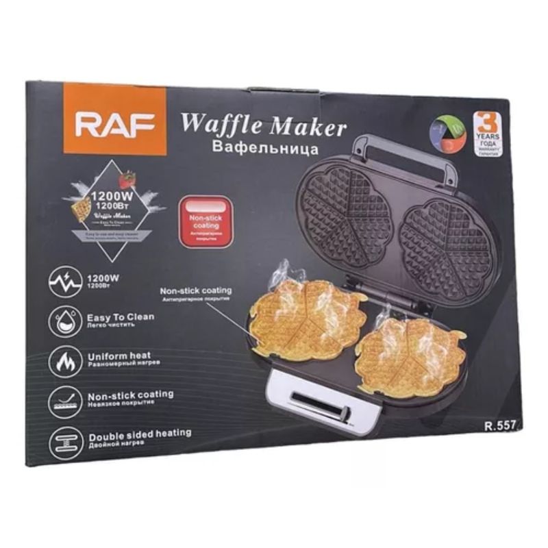 OEM - Maquina Waflera Doble Eléctrica 1200 W RAF-557
