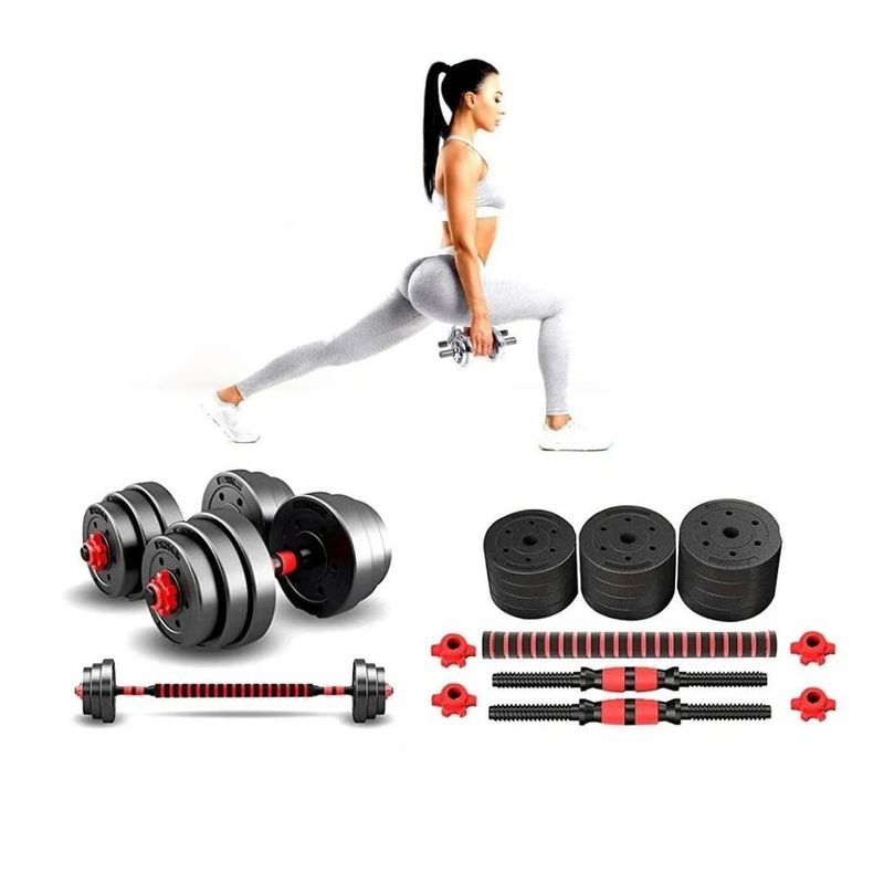 GENERICO - Kit De Pesas Ejercicio Mancuernas Juego De Pesas Goma 15kg