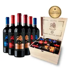 BESTIAS WINES - 6 Vinos Bestias Collection Baul Madera - Rojo