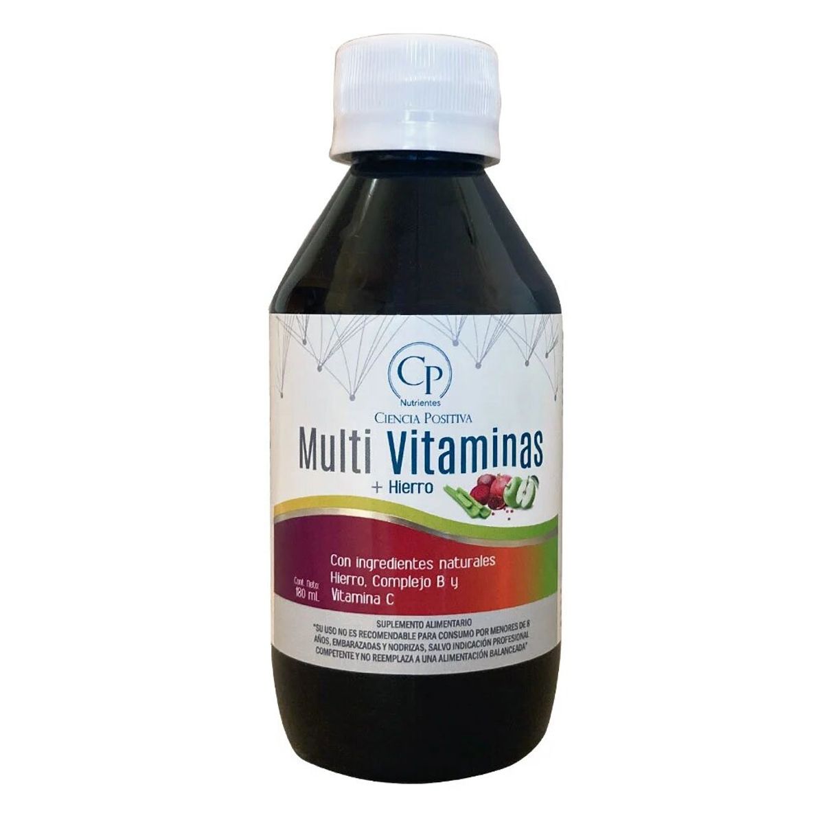 CP NUTRIENTES - Multivitaminas + Hierro, solución oral 180 ml, CP Nutrientes