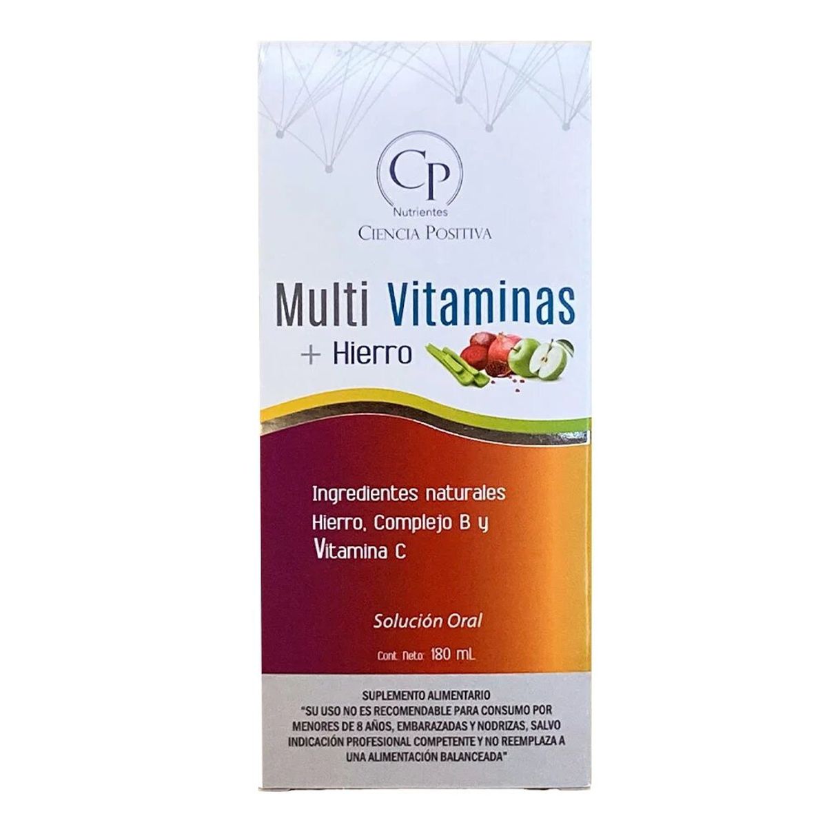 CP NUTRIENTES - Multivitaminas + Hierro, solución oral 180 ml, CP Nutrientes
