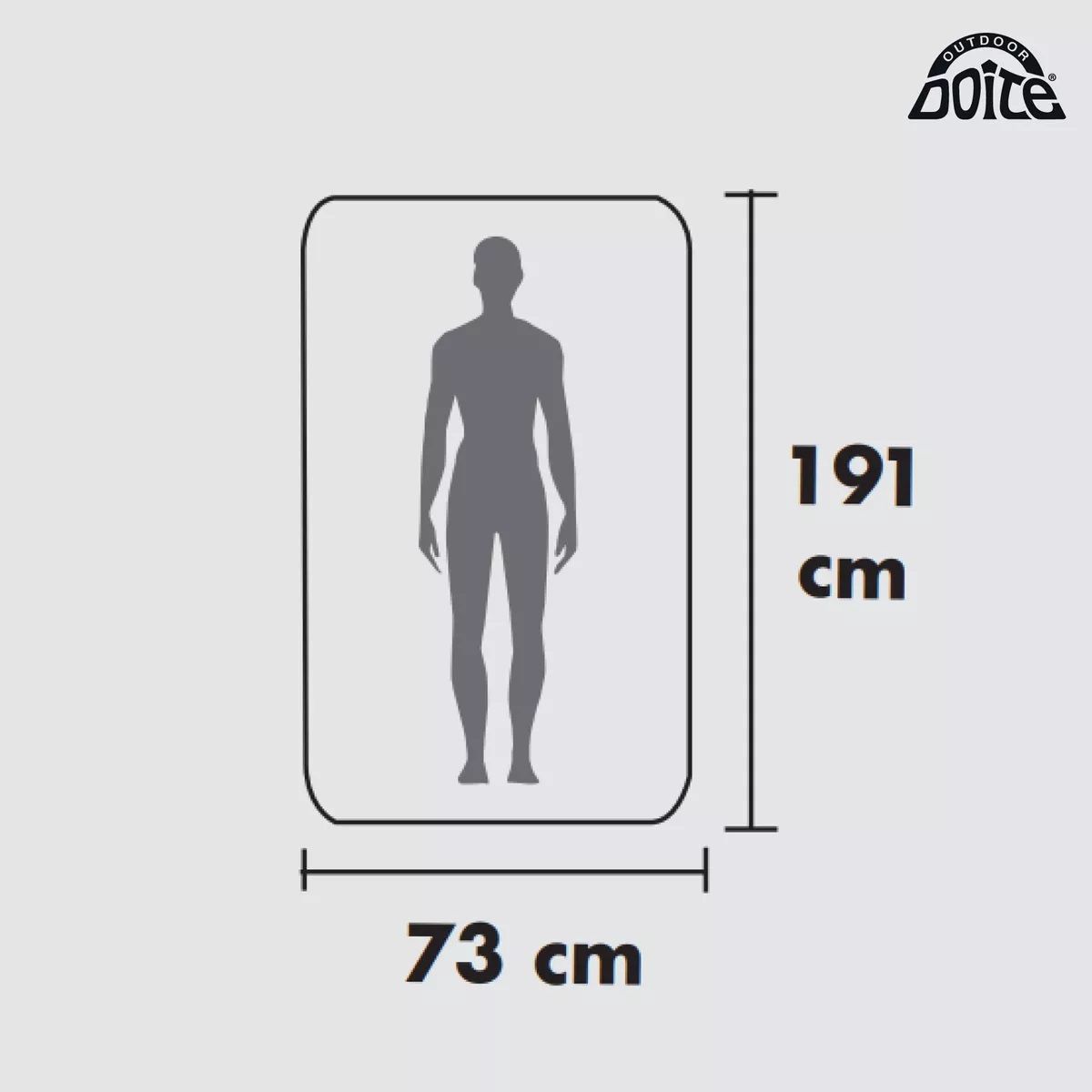 GENERICO - Colchón Inflable Alicante Single Celeste Doite