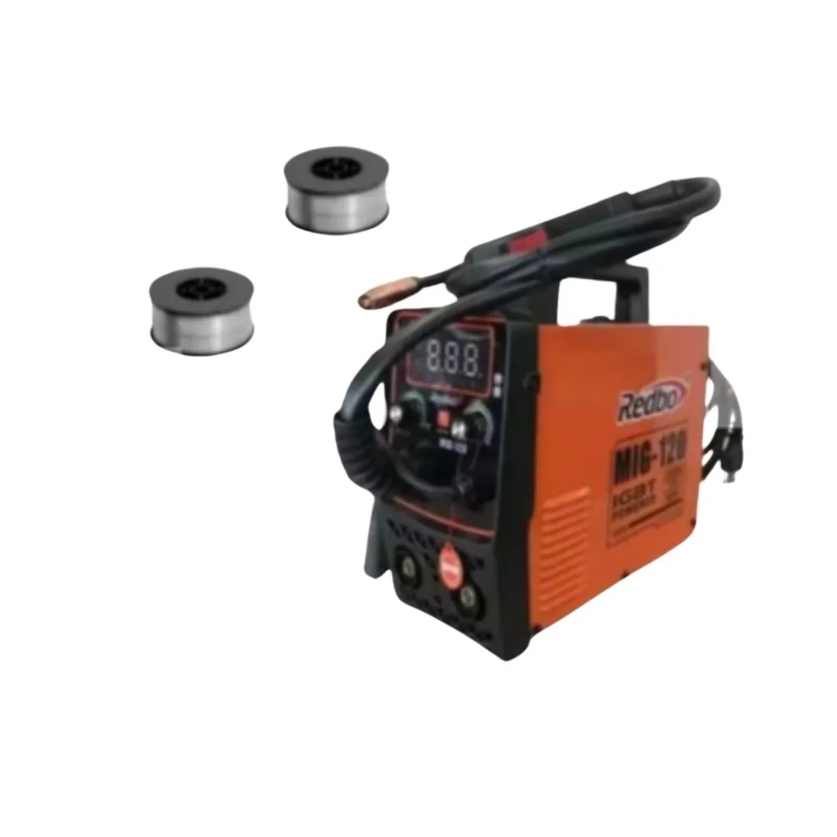 GENERICO - Soldadora 3 en 1 MMA TIG MIG sin Gas y con Gas + 2 Carretes Alambre