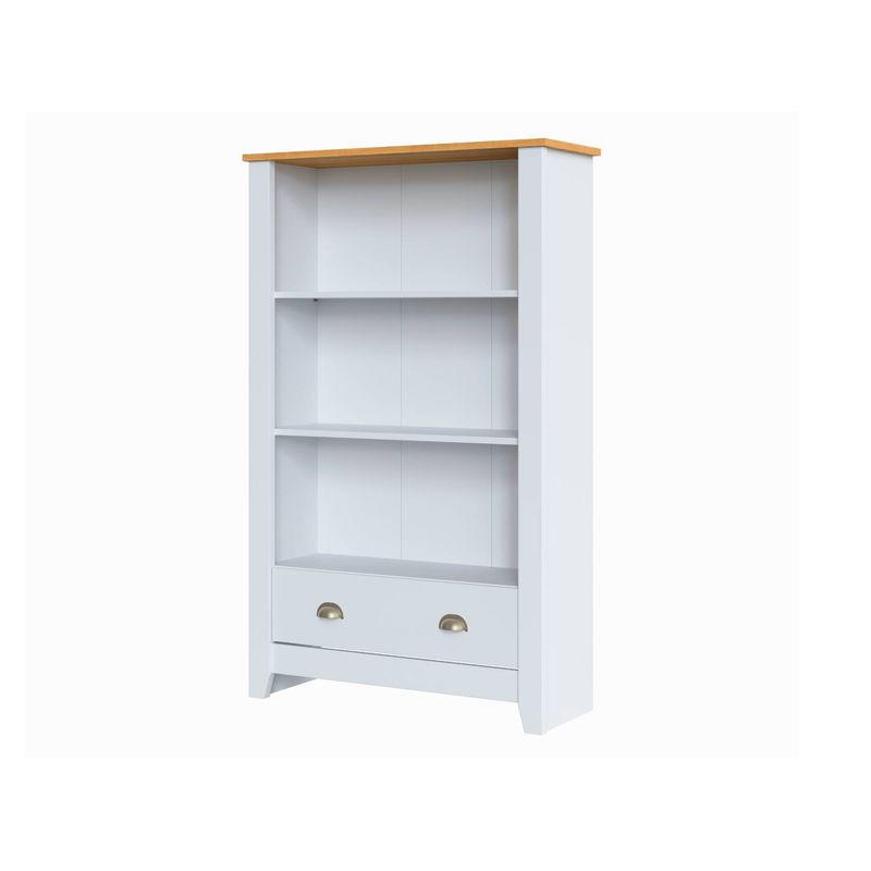 BE DESIGN - ESTANTE 1 ESPACIOS LUDLOW BLANCO /MIEL - 3426BAM