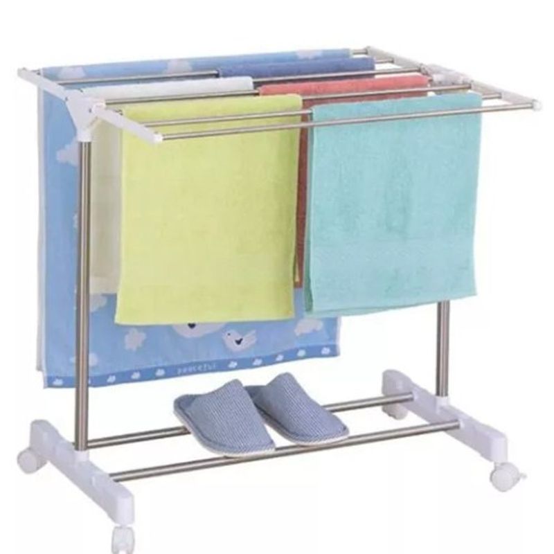 GENERICO - Tendedero De Ropa Movil Simple Plegable  SG104298