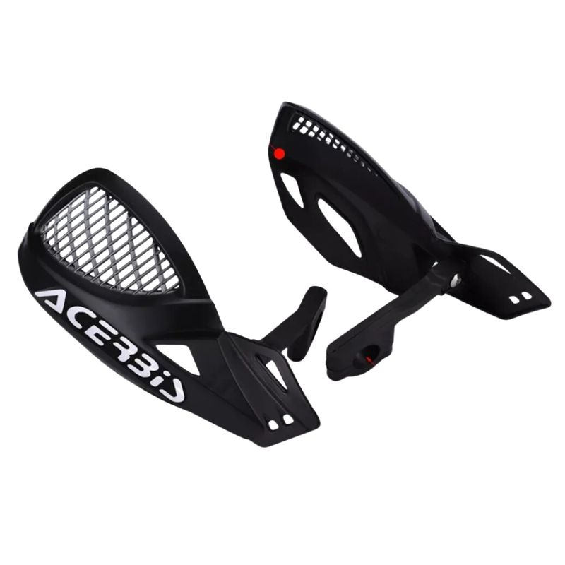 GENERICO - Cubre Puños Plasticos Para Motos Universal Negro