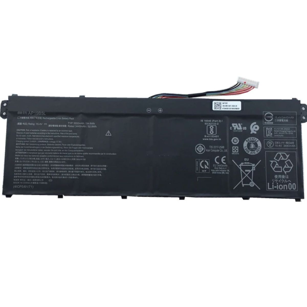 ACER - BATERIA ACER ASPIRE 5 A515-56 4 CELDAS ORIGINAL AP19B5L