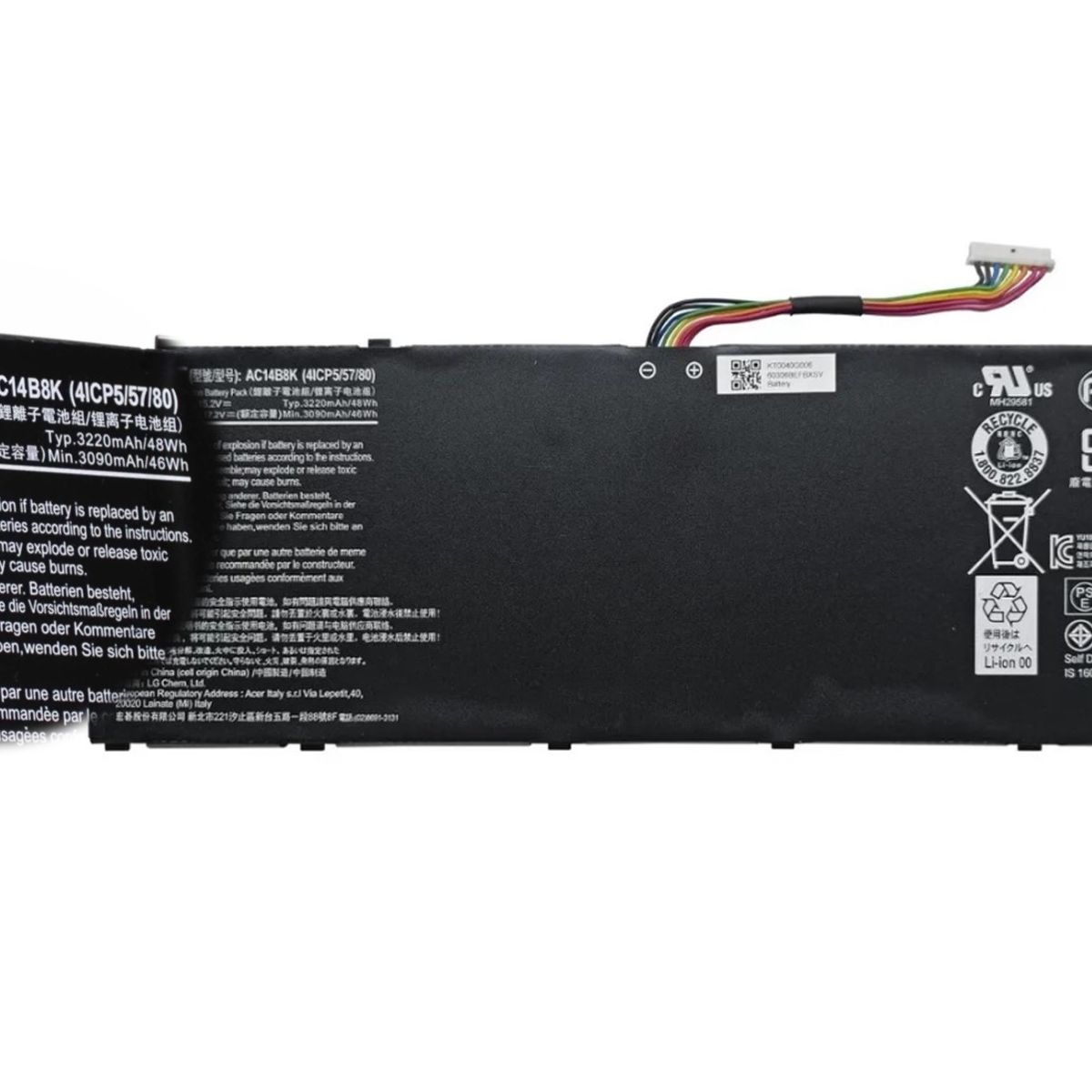 ACER - BATERIA ACER ES1-511 AC14B8K 152V 48WH 4C ORIG