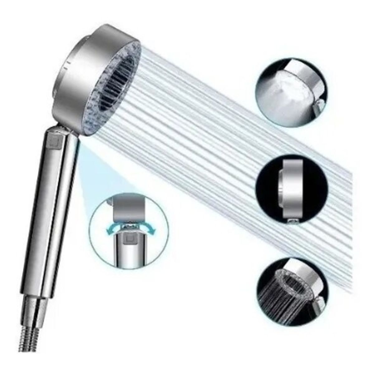 GENERICO - Cabezal De Ducha Doble Para Jabon