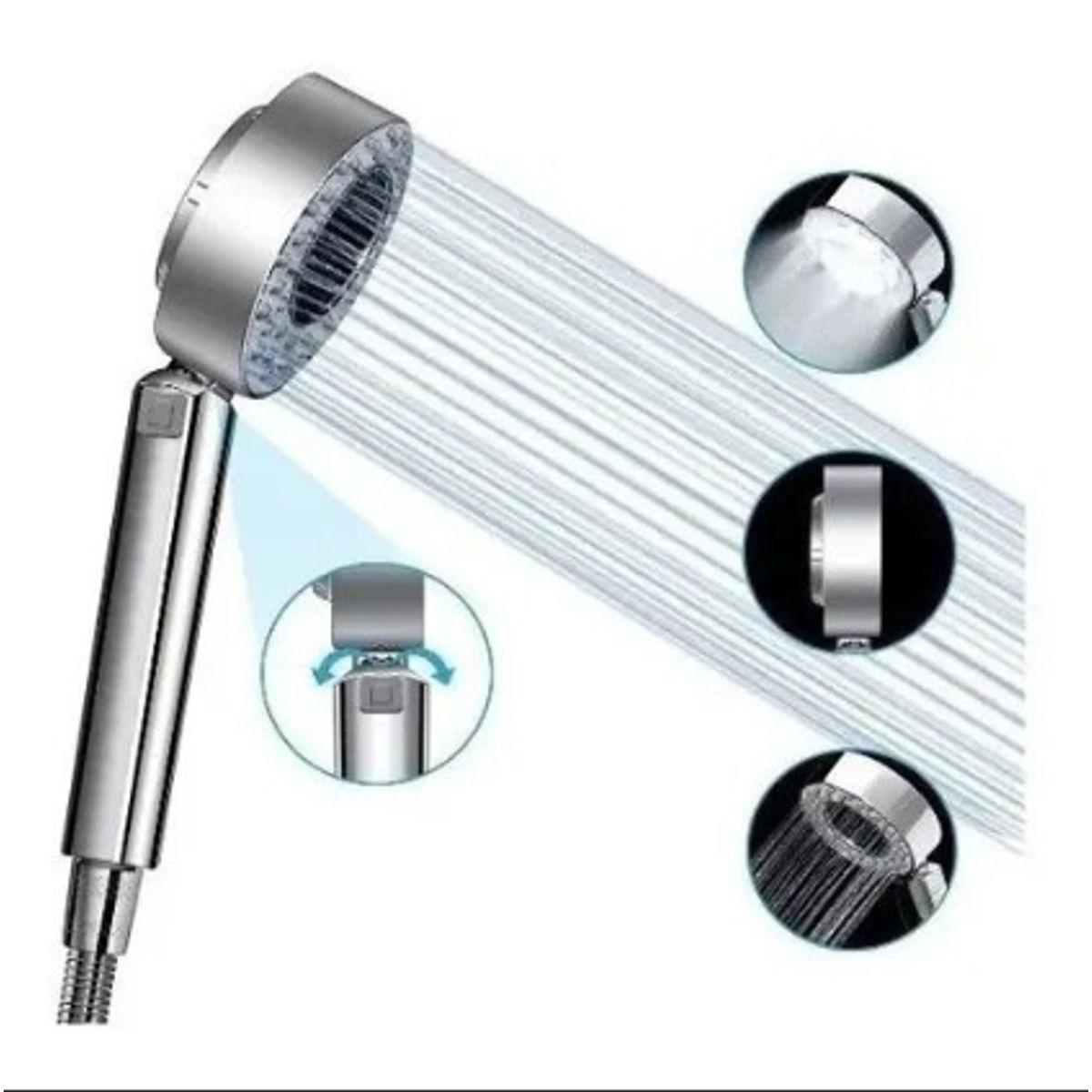 GENERICO - Cabezal De Ducha Doble Para Jabon