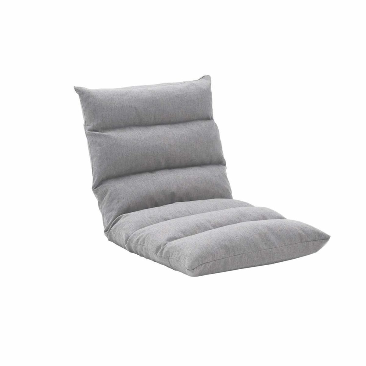 SOHOGAR - Cojín puf sofá reclinable - gris