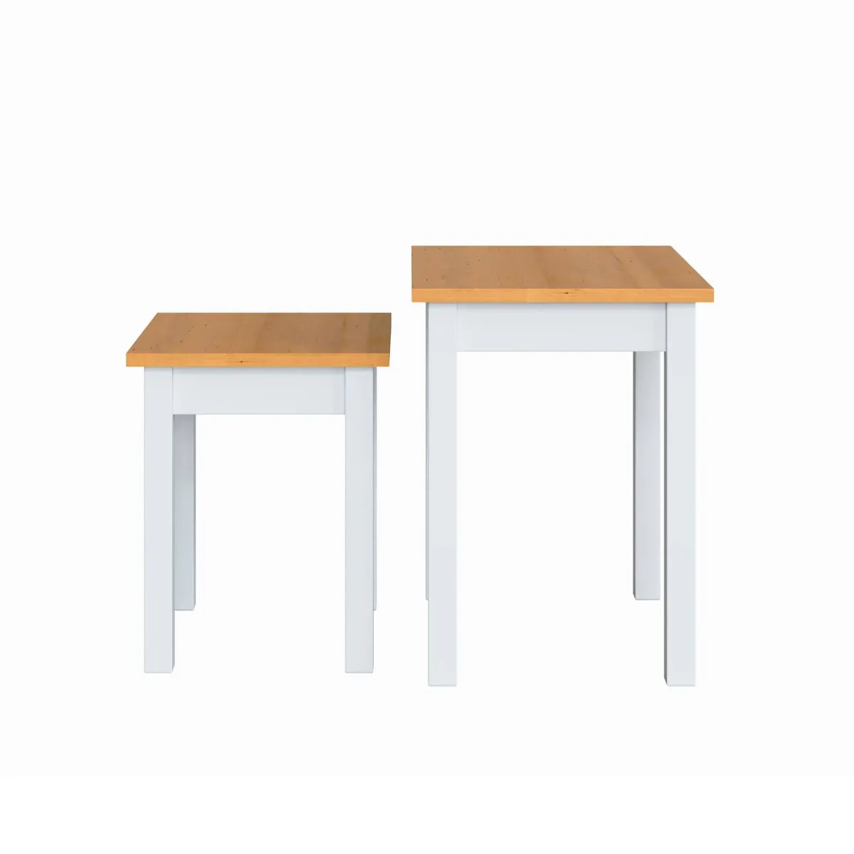 BE DESIGN - Set De Mesas Ludlow Blanco Miel