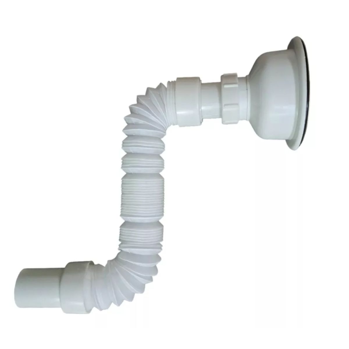 GENERICO - Desague Lavaplatos Grande Con Sifon Corrugado 11 1/2