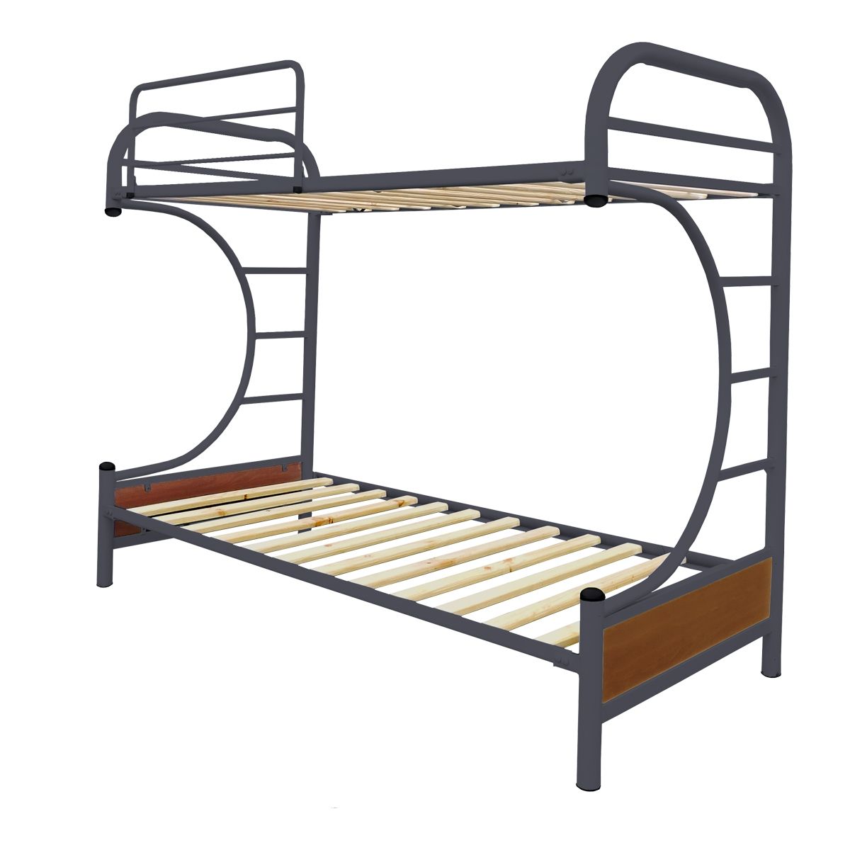 FUTONES Y MUEBLES - Camarote Luna 1 plaza grafito