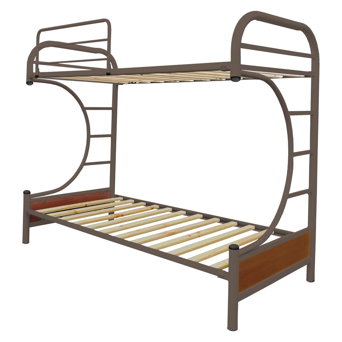 FUTONES Y MUEBLES - Camarote Luna 1 plaza castaño