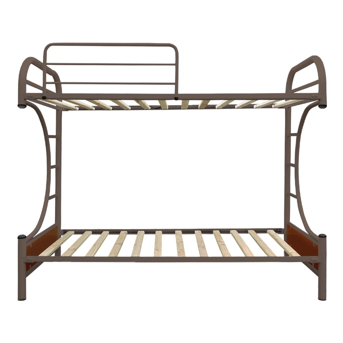 FUTONES Y MUEBLES - Camarote Luna 1 plaza castaño