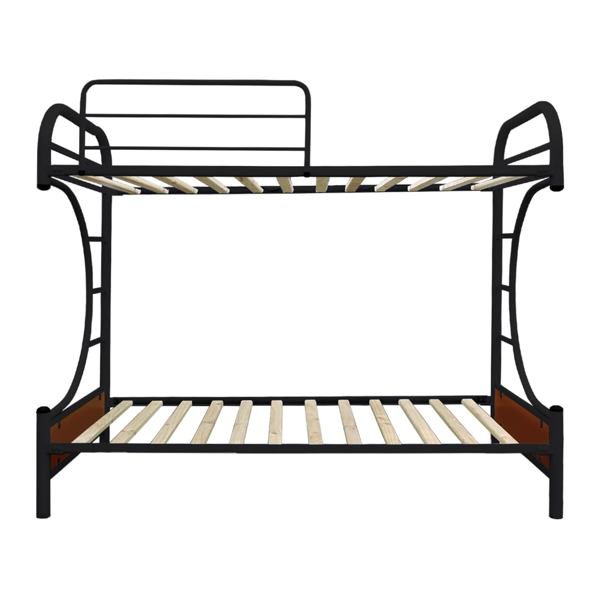 FUTONES Y MUEBLES - Camarote Luna 1 plaza negro.