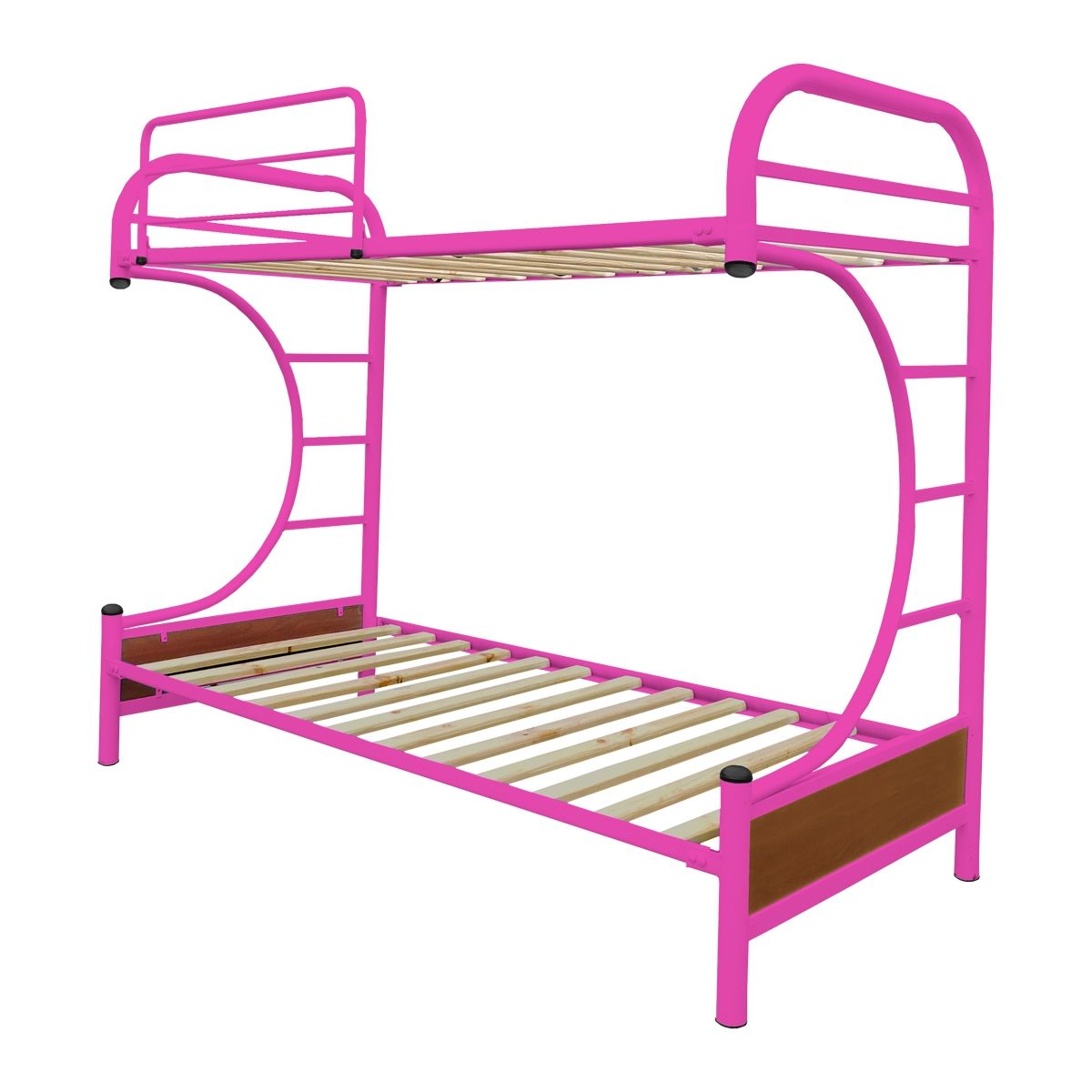 FUTONES Y MUEBLES - Camarote Luna 1 plaza rosado