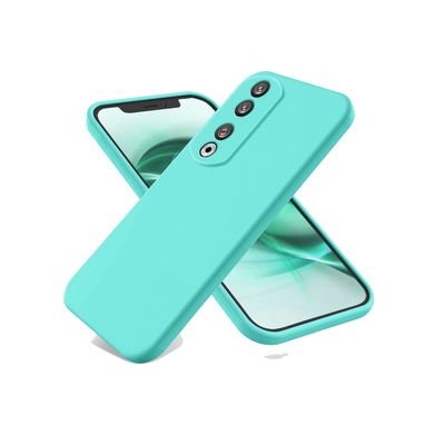 Generico Carcasa Compatible Con Honor 90 Goma Turquesa