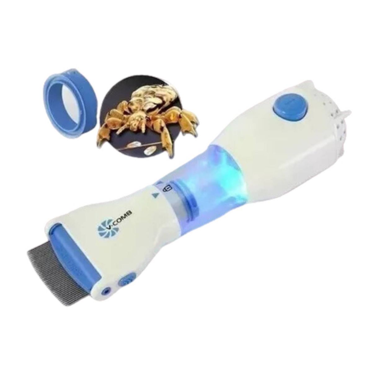 GENERICO - Cepillo Saca Piojos y Liendres Aspiradora