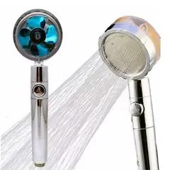 GENERICO - Cabezal De Ducha Diratorio 360 Grados + Ventilador Pequeño