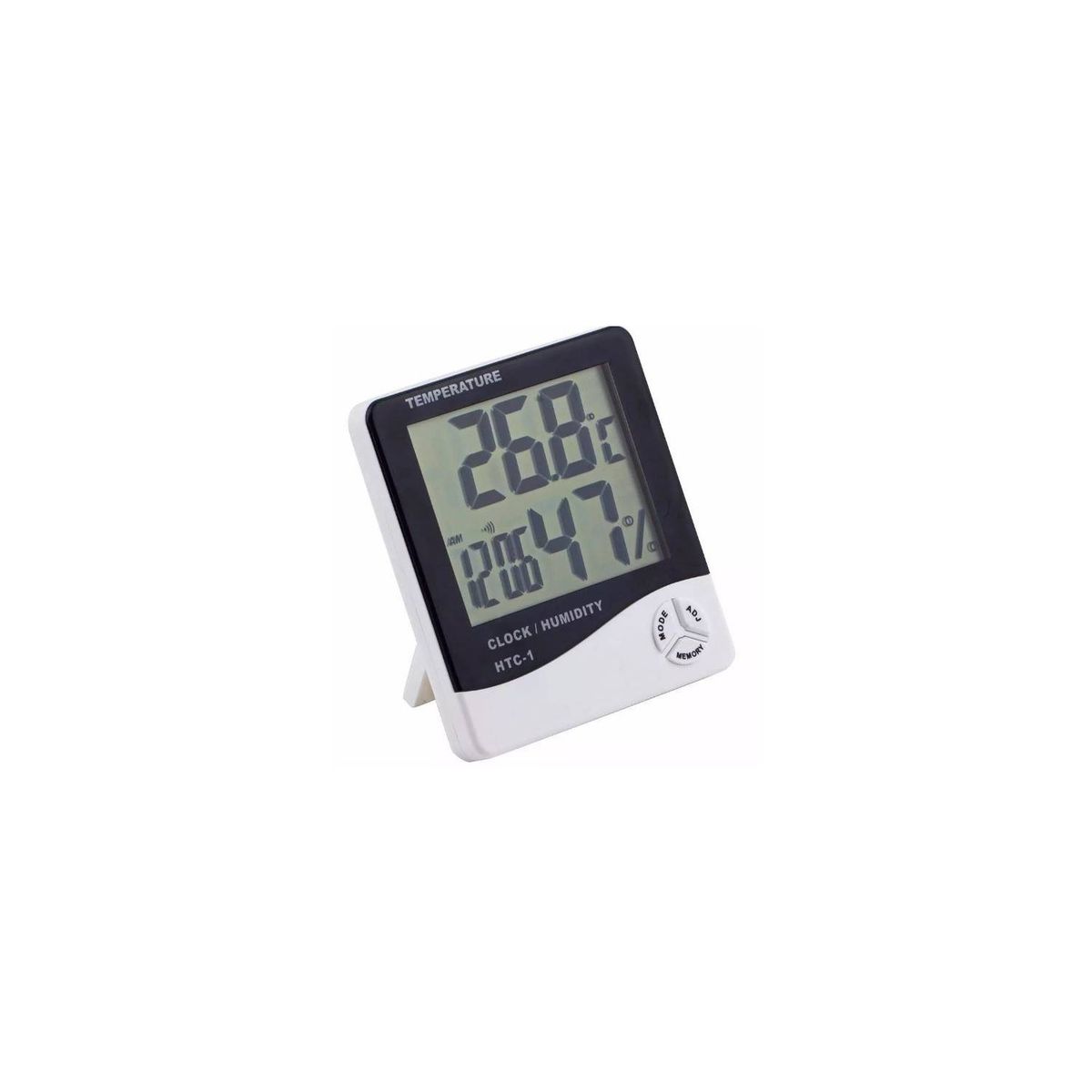 GENERICO - Termometro Higrometro Ambiental Reloj Alarma