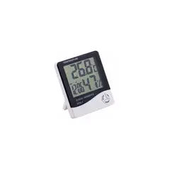 GENERICO - Termometro Higrometro Ambiental Reloj Alarma