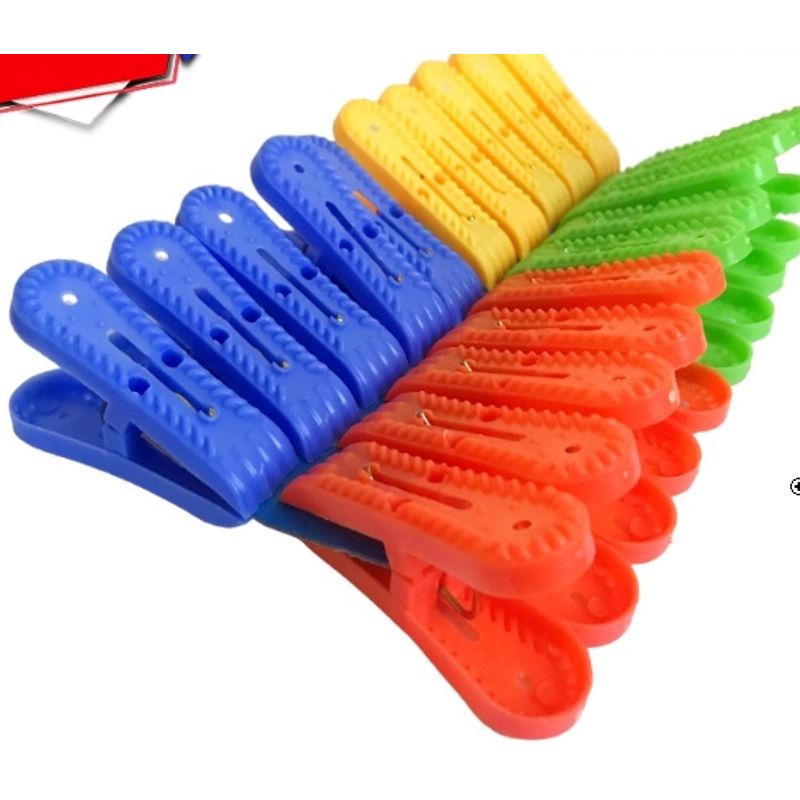 GENERICO - Set 20 Ganchos Perritos Para Ropa Colores Surtidos