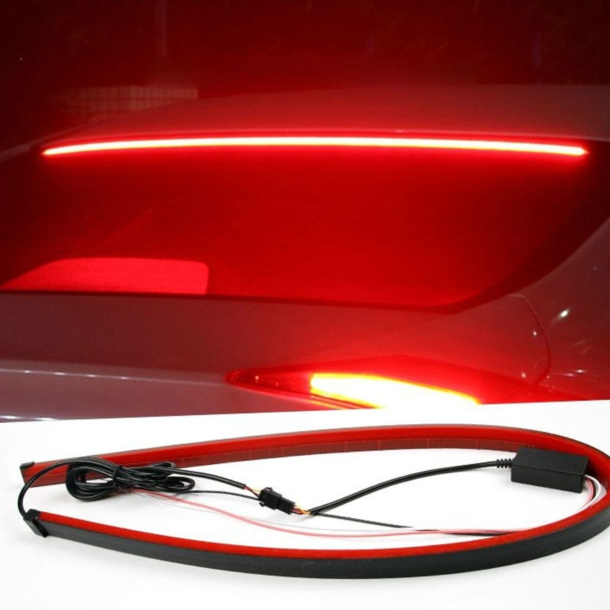 GENERICO - Luz De Freno Led Tipo Audi Adhesiva Auto Deportivo Karvas