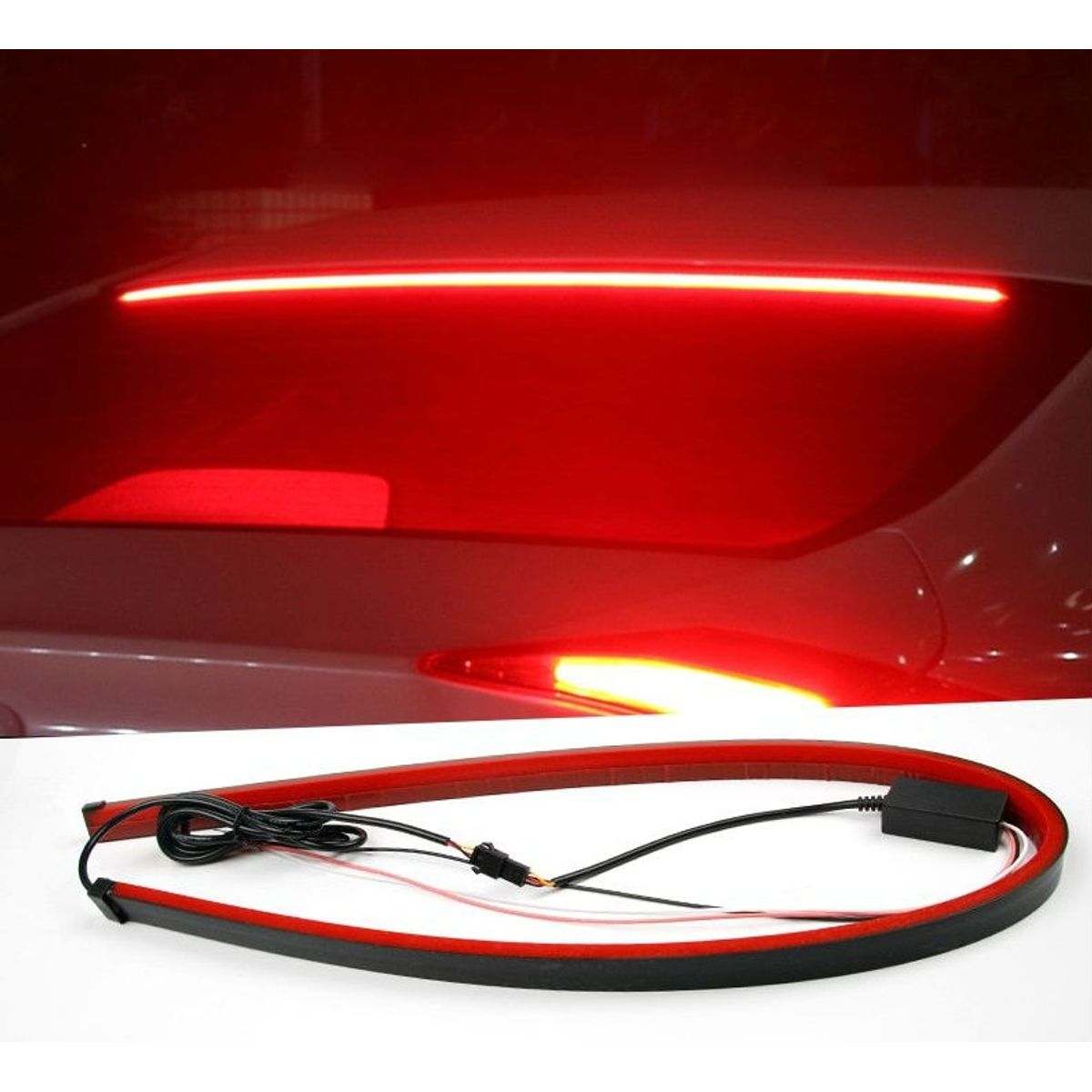 GENERICO - Luz De Freno Led Tipo Audi Adhesiva Auto Deportivo Karvas