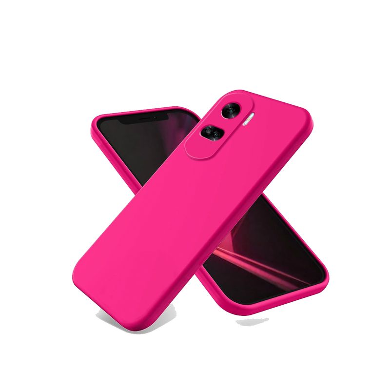JOIGO - Carcasa Para Honor 90 Lite Goma Fucsia