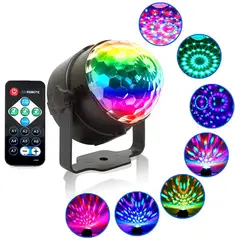 ACTUAL - Luz Laser Proyector Rgb Con Control Remoto Party