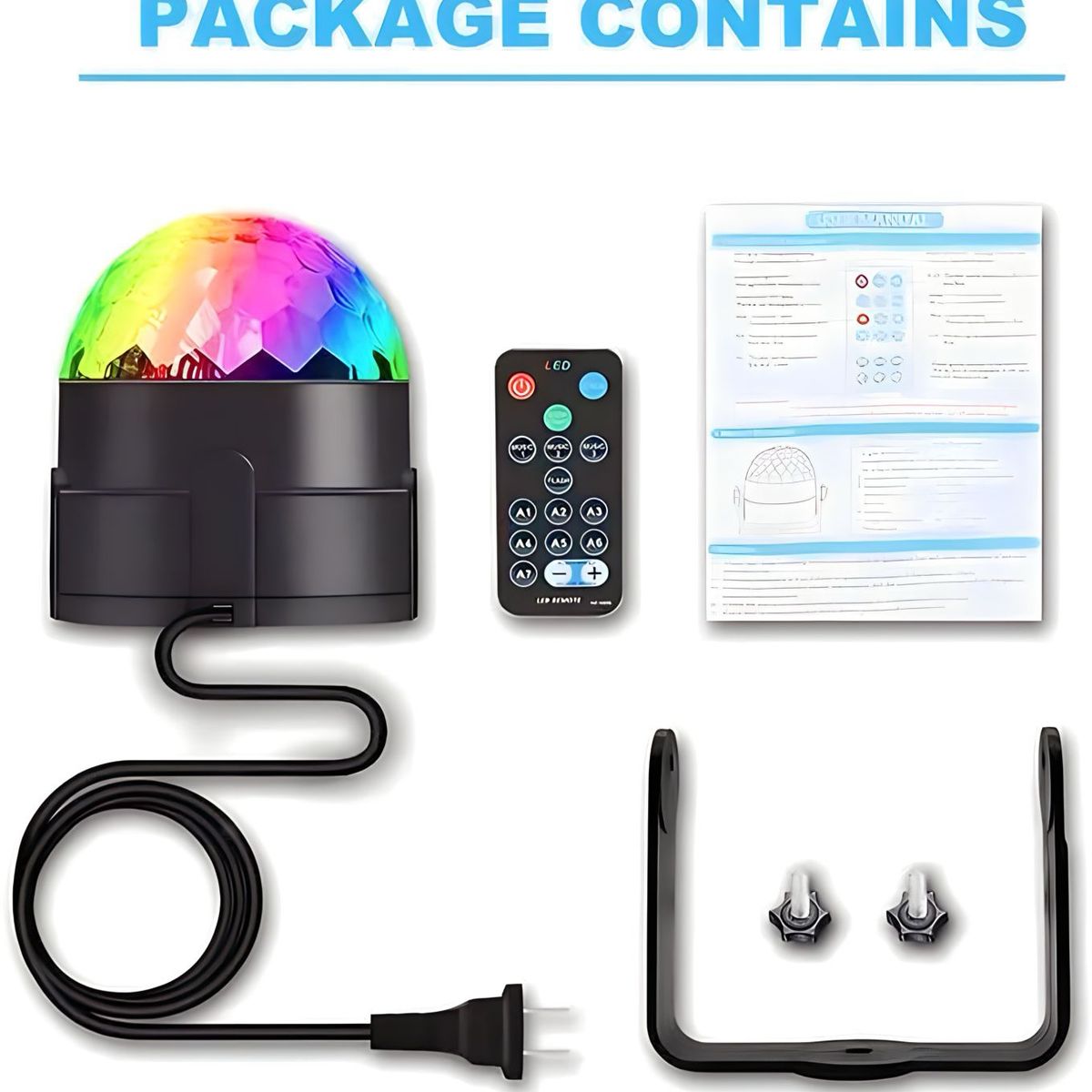ACTUAL - Luz Laser Proyector Rgb Con Control Remoto Party