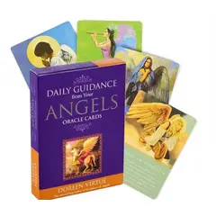 GENERICO - JUEGO DE 44 CARTAS DE ORACULO GUIA DIARIA DE LOS ANGELES